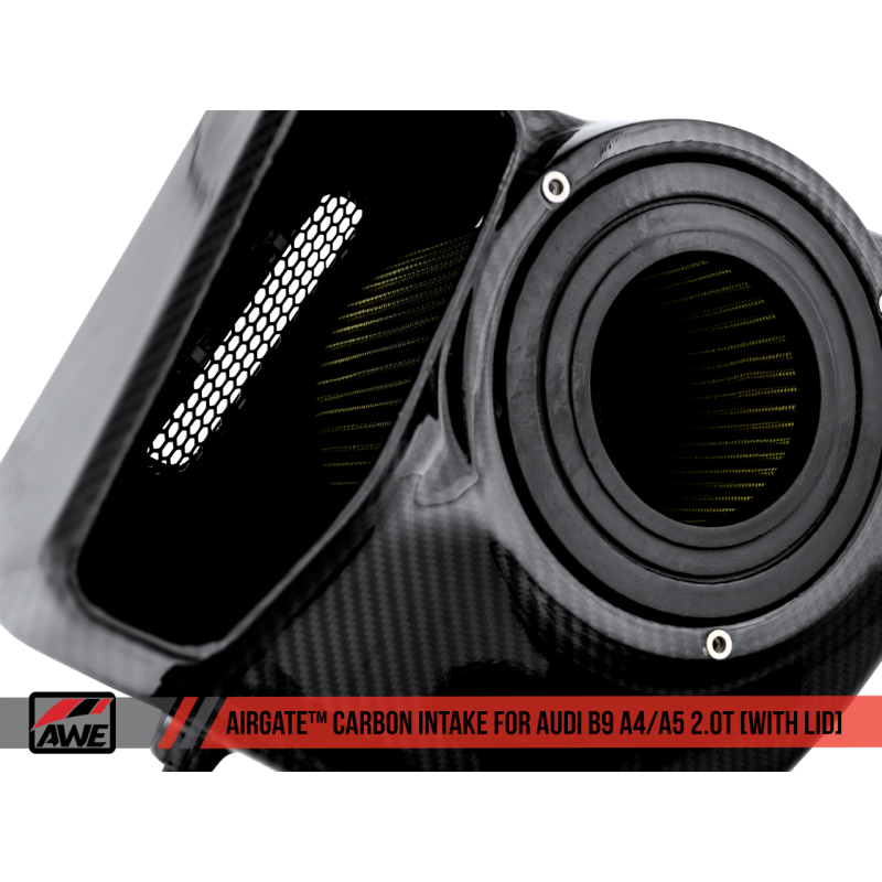 AWE Tuning Audi B9 A4/A5 2.0T Quattro Carbon Fiber AirGate Intake w/ Lid