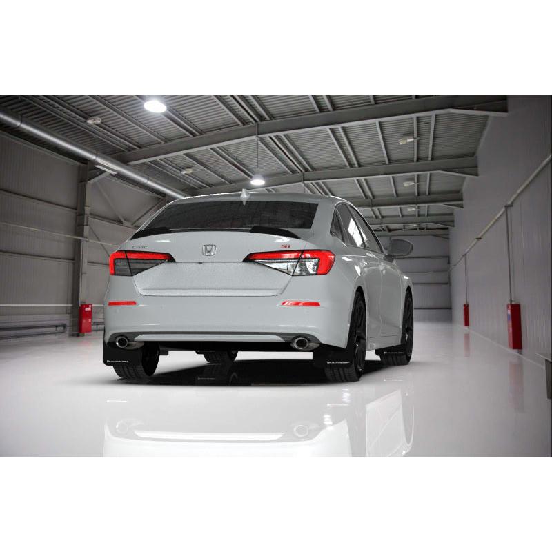 Rally Armor 2022 Honda Civic (Incl. Si/Sport/Touring) Black UR Mud Flap w/ Red Logo