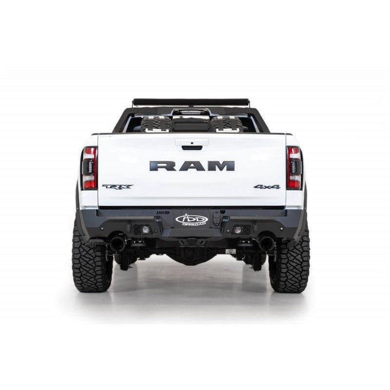Addictive Desert Designs 2021 Dodge RAM 1500 TRX Stealth Fighter Rear Bumper - Hammer Black