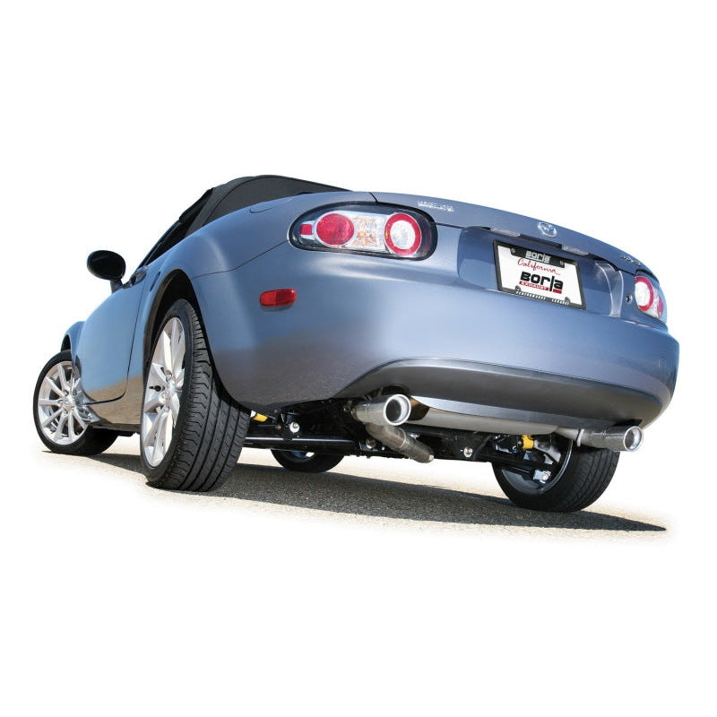 Borla 06-14 Mazda MX-5 Miata 2.0L RWD Twin-Tip Cat Back Exhaust - T1 Motorsports