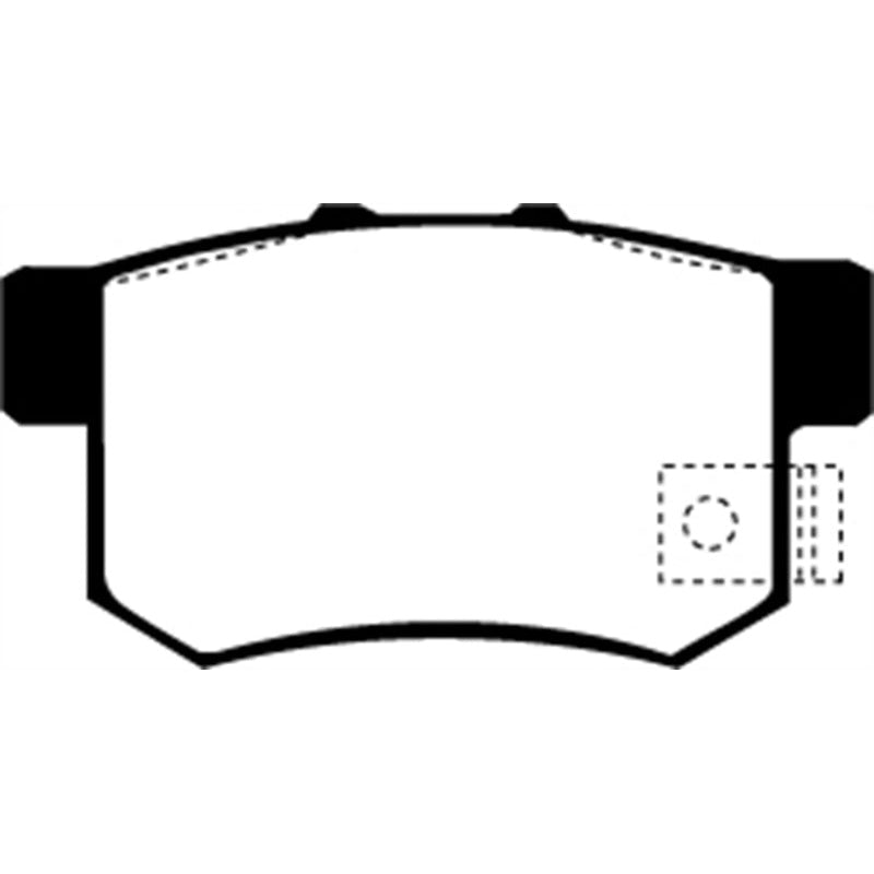 EBC Redstuff Brake Pads -  01-03 Acura CL 3.2 - Rear Brake Pads