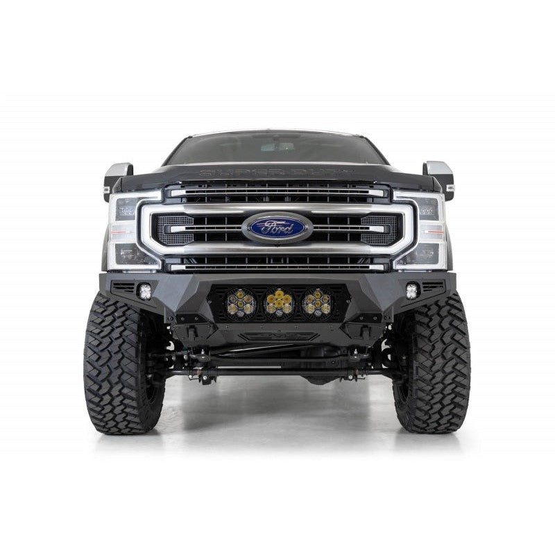 Addictive Desert Designs 17-20 Ford Super Duty Bomber Front Bumper w/ Mounts For 3 Baja Designs LP6s