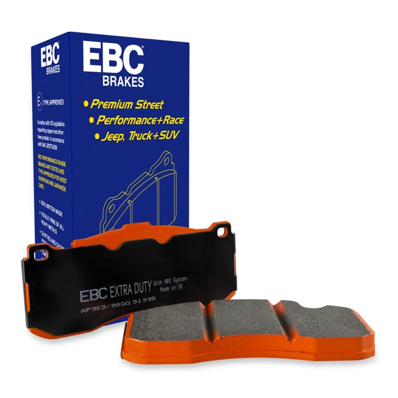 EBC 11+ Porsche Cayenne 3.0 Supercharged Hybrid Extra Duty Rear Brake Pads - T1 Motorsports
