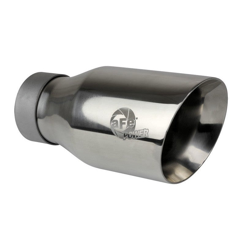 aFe 20-21 Jeep Wrangler Large Bore-HD 3in 304 Stainless Steel DPF-Back Exhaust System - Polished Tip
