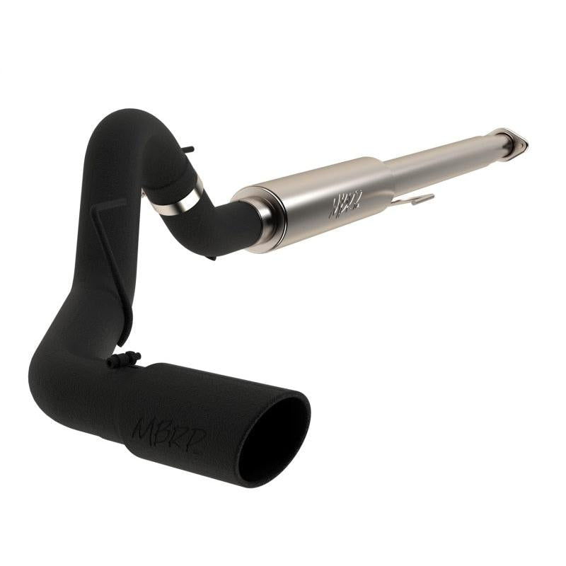 MBRP 2015 Ford F-150 2.7L / 3.5L EcoBoost 4in Cat Back Single Side Black Exhaust System - T1 Motorsports