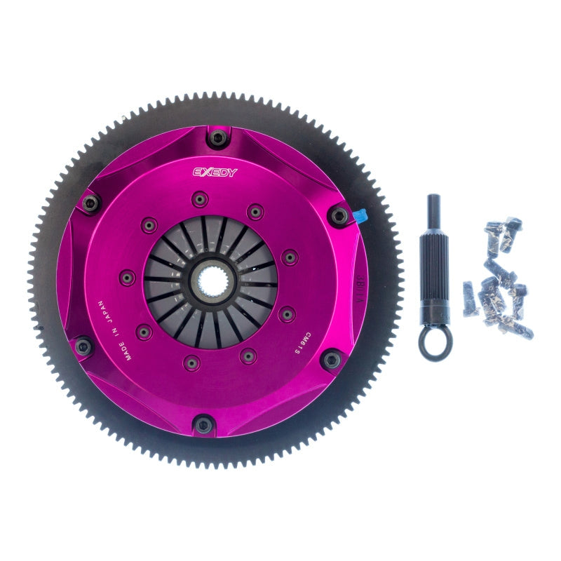 Exedy 2006-2006 Saab 9-2X Aero H4 Hyper Twin Cerametallic Clutch Sprung Center Disc Push Type Cover - T1 Motorsports