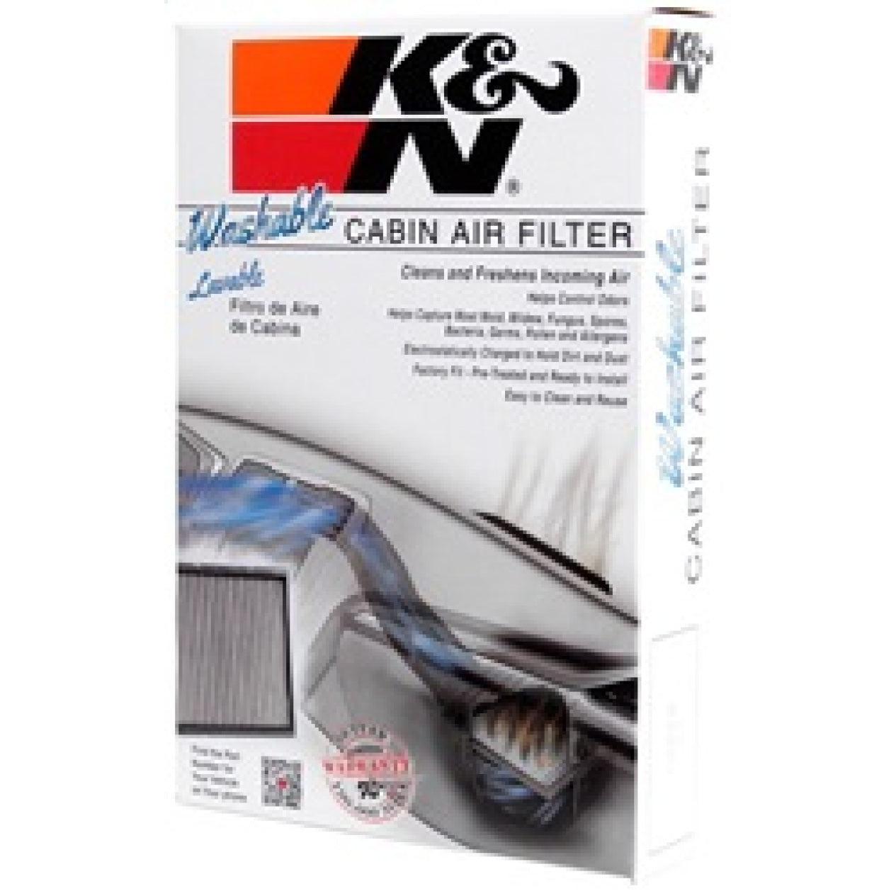 K&N 2011-2016 Jeep Wrangler 2.8/3.6L Cabin Air Filter