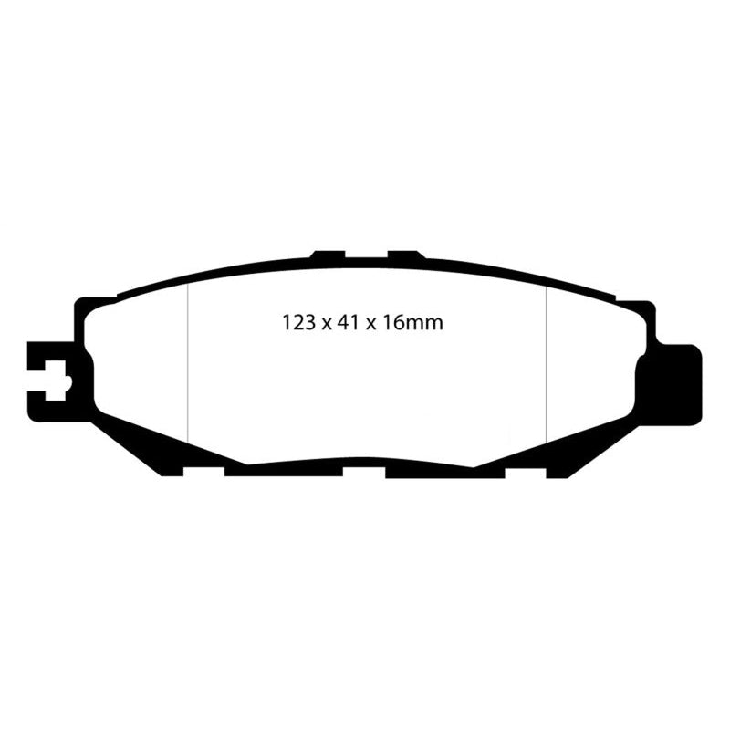 EBC Redstuff Brake Pads -  93-94 Lexus LS400 4.0 - Rear Brake Pads