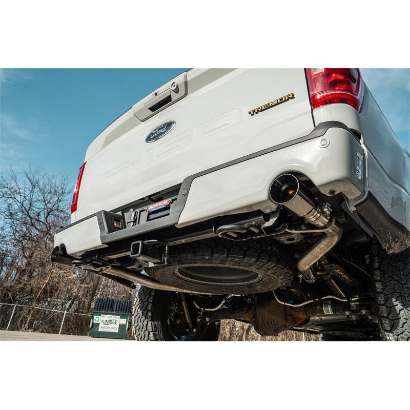 Corsa Sport Cat-Back Exhaust - Black Tips - 2021-2025 Ford F-150 SuperCrew/5.5ft Bed 3.5L V6