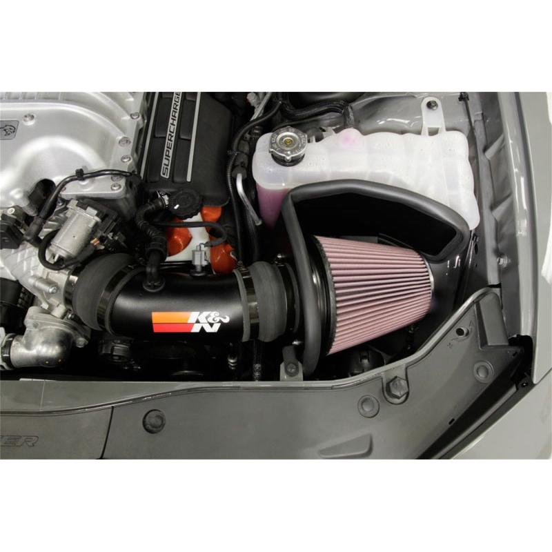 K&N 2017 Dodge Challenger Hellcat SC V8-6.2L F/l Typhoon Air Intake