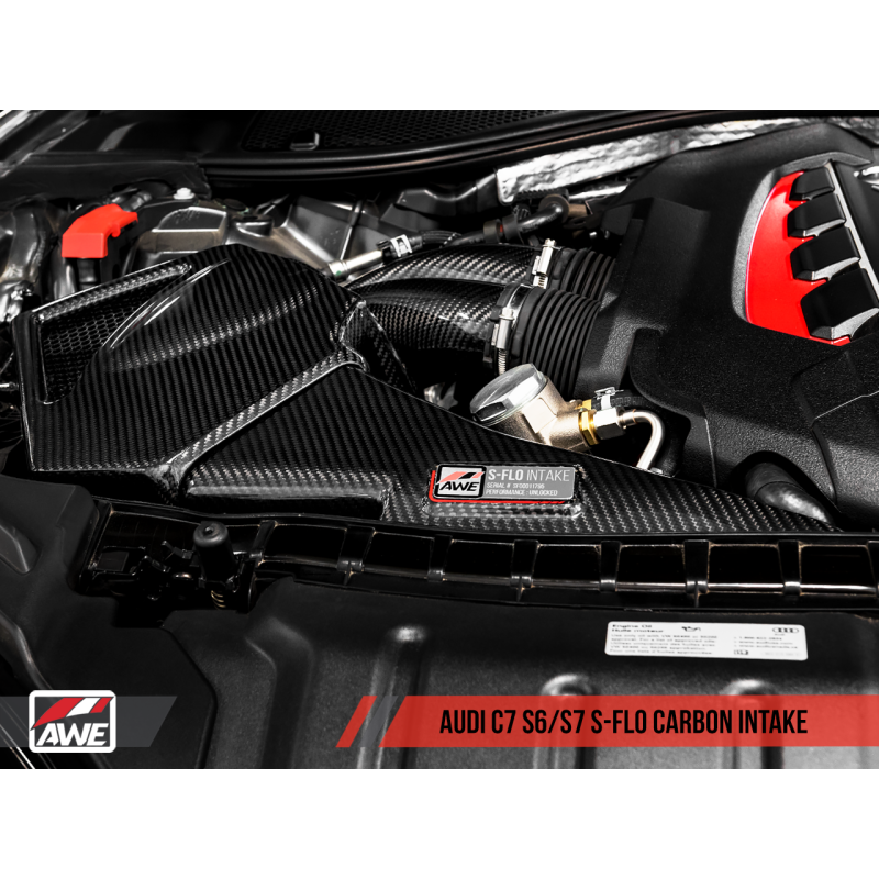 AWE Tuning Audi C7 S6 / S7 4.0T S-FLO Carbon Intake V2 - T1 Motorsports