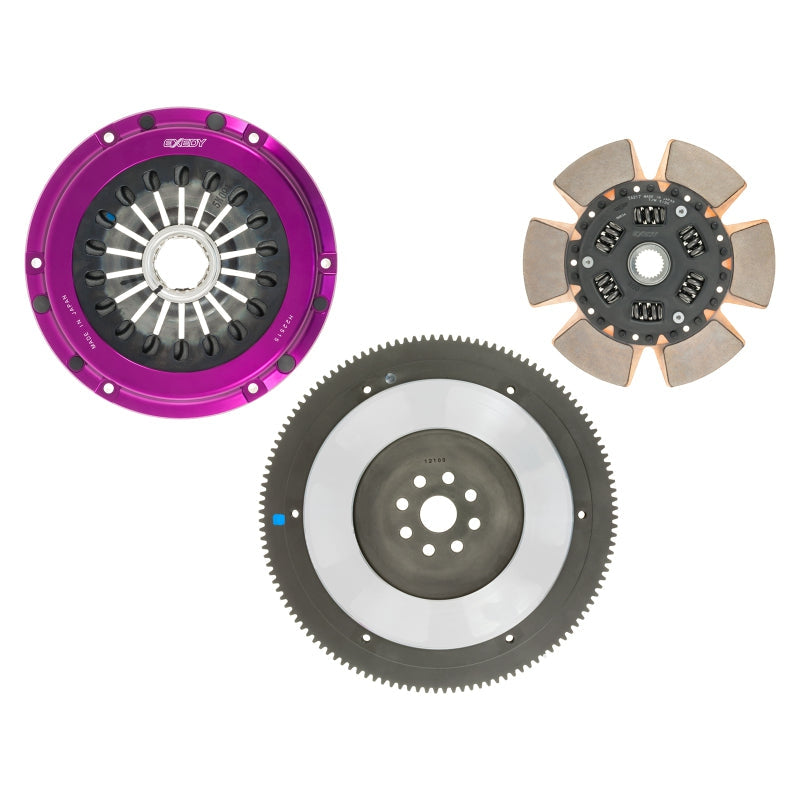 Exedy 2005-2005 Saab 9-2X Aero H4 Hyper Single Clutch Sprung Center Disc Pull Type (w/FW Bolts) - T1 Motorsports