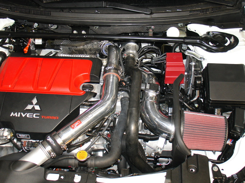 Injen 2008-14 Mitsubishi Evo X 2.0L 4Cyl Polished Short Ram Intake - T1 Motorsports