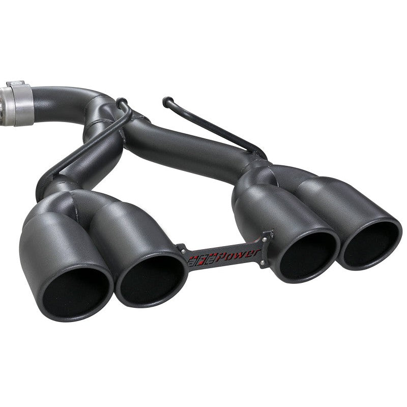 aFe Rebel Series 2.5in 304 SS Cat-Back Exhaust w/ Black Tip 18-20 Jeep Wrangler (JL)