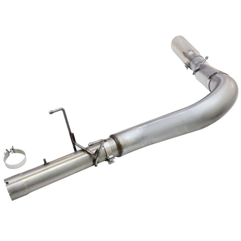 aFe MACHForce XP Exhaust Large Bore 5in DPF-Back SS 13-15 Dodge Trucks L6-6.7L (td) *Polish Tip