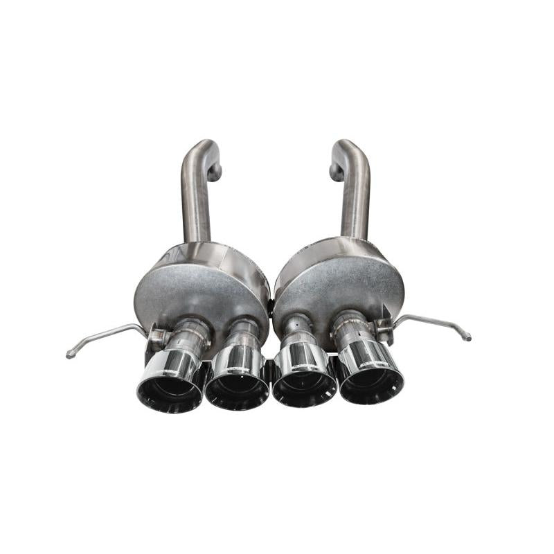 Corsa 2.75in Xtreme Axle-Back w/ Factory NPP & Quad Polished Tips - 2015-2019 Chevrolet Corvette C7 Z06 6.2L