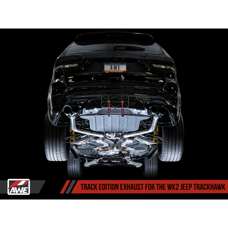 AWE Tuning 2020 Jeep Grand Cherokee SRT/Trackhawk Track Edition Exhaust - Use w/Stock Tips