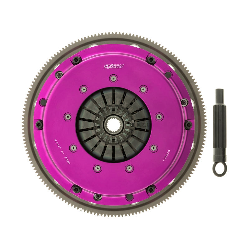 Exedy 2011-2016 Ford Mustang V8 Hyper Single Clutch Sprung Center Disc Push Type Cover - T1 Motorsports