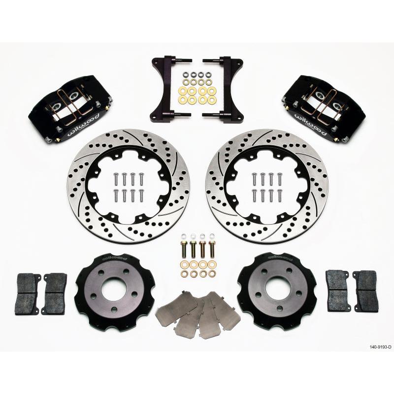 Wilwood Dynapro Radial Front Kit 12.00in Drilled Subaru Impreza WRX (*Line Kit Needed*) - T1 Motorsports