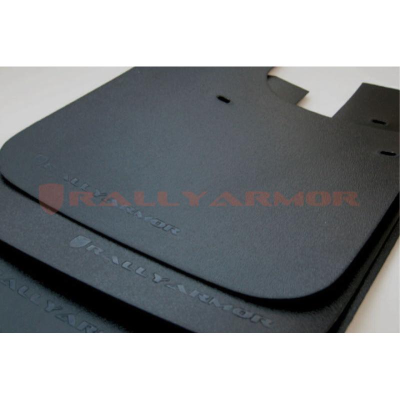 Rally Armor 93-01 Subaru Impreza RS Basic Black Mud Flap w/ Black Logo