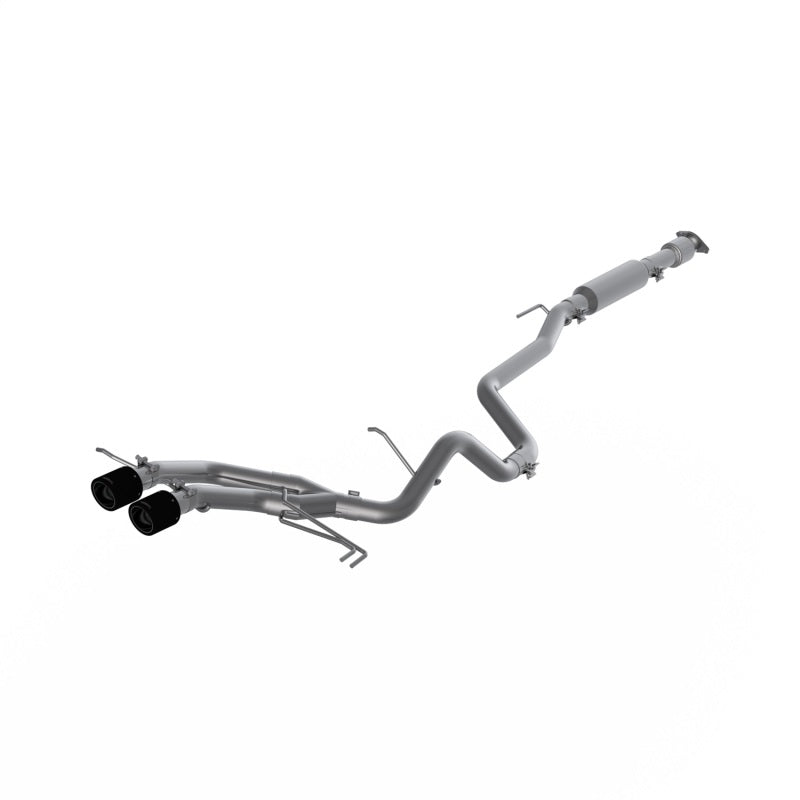 MBRP 13-18 Hyundai Veloster Turbo Dual Exit T409 2 1/2in Cat Back w/ Carbon Fiber Tips - T1 Motorsports