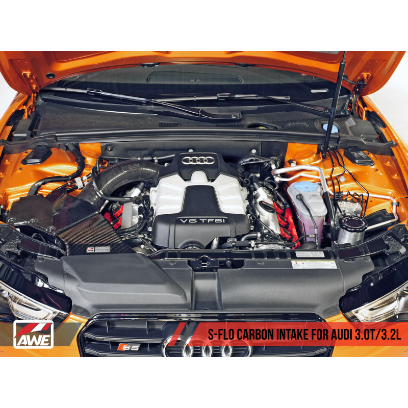 AWE Tuning Audi S-FLO Carbon Intake for B8 3.0T / 3.2L