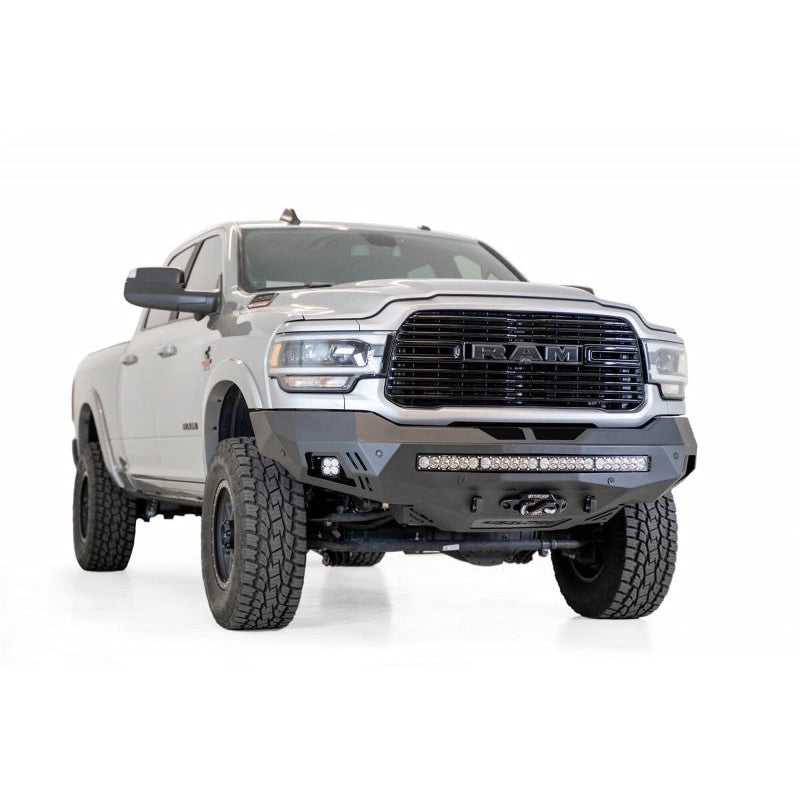 Addictive Desert Designs 19-20 RAM 2500/3500 Hammer Black Stealth Fighter Front Bumper