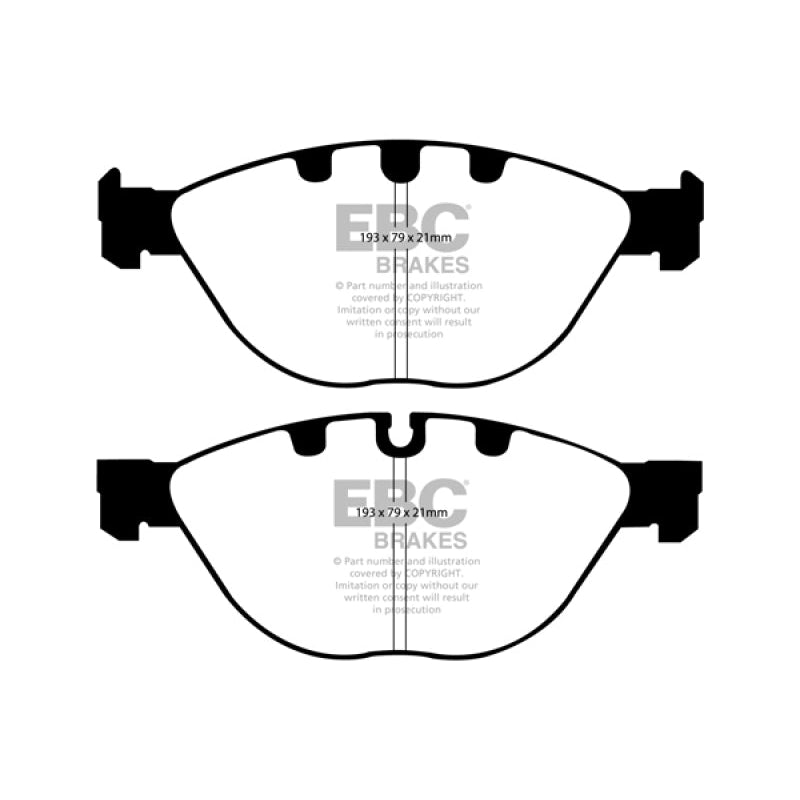 EBC Redstuff Brake Pads -  06-10 BMW M5 5.0 (E60) - Front Brake Pads