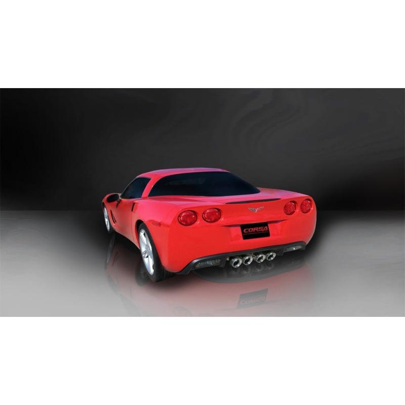 Corsa Xtreme Axle-Back Exhaust w/Dual Polished 3.5in Tips - 2009-2013 Chevrolet Corvette C6 6.2L V8