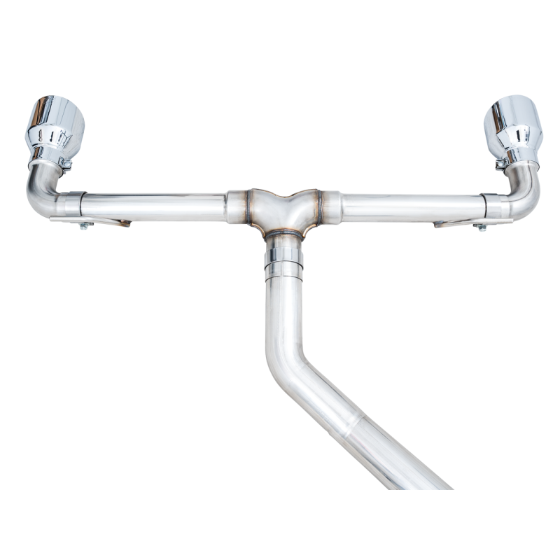 AWE 2022+ Volkswagen GTI MK8 Track Edition Exhaust - Chrome Silver Tips