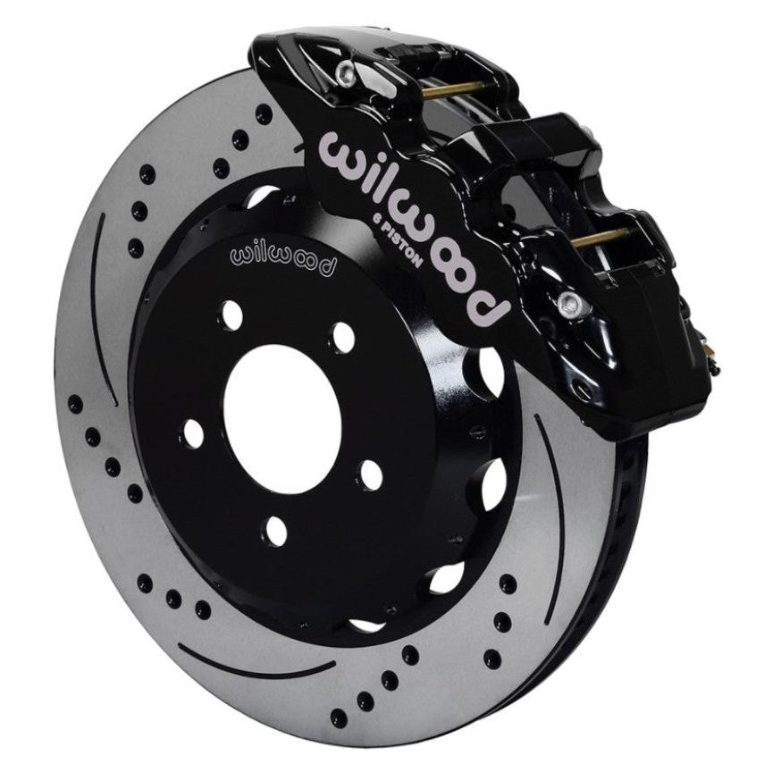 Wilwood AERO6 Front Hat Kit 14.00 Drilled 2016-Up Camaro w/Lines - T1 Motorsports
