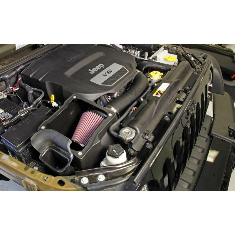K&N 12-18 Jeep Wrangler 3.6L V6 Performance Intake Kit w/ Snorkel