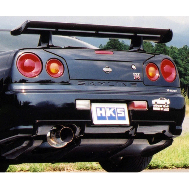 HKS Silent Hi-Power Exhaust System - Nissan R34 GT-R