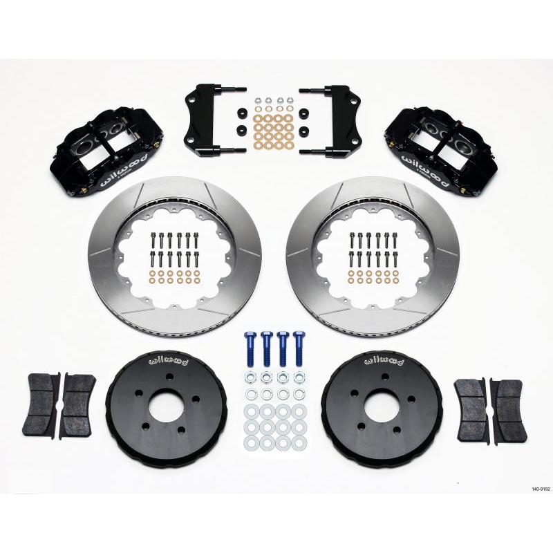 Wilwood Narrow Superlite 6R Front Hat Kit 14.00in Nissan 350Z/Fiti G35 - T1 Motorsports
