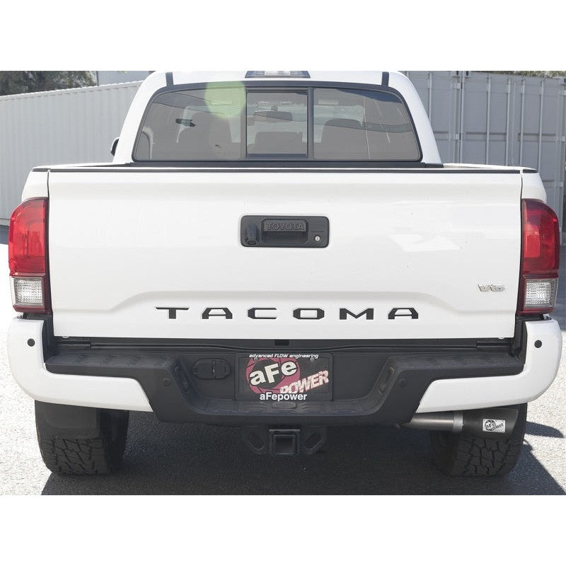 aFe MACH Force-Xp 2-1/2in 304 SS Cat-Back Exhaust w/Black Tips 2016+ Toyota Tacoma L4-2.7L / V6-3.5L