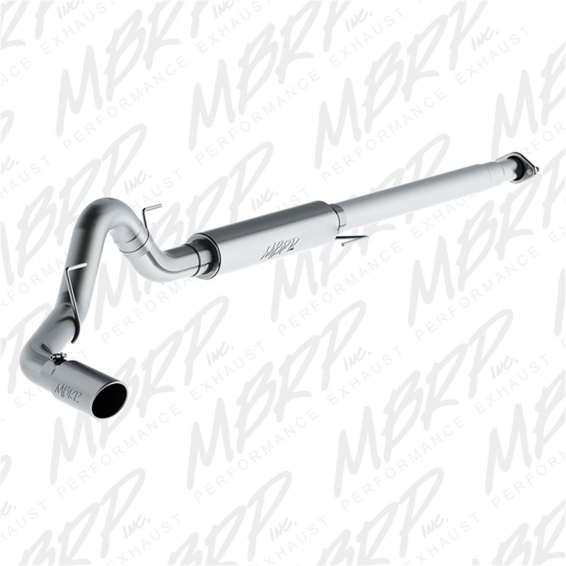 MBRP 2015 Ford F-150 2.7L / 3.5L EcoBoost 4in Cat Back Single Side Alum Exhaust System - T1 Motorsports