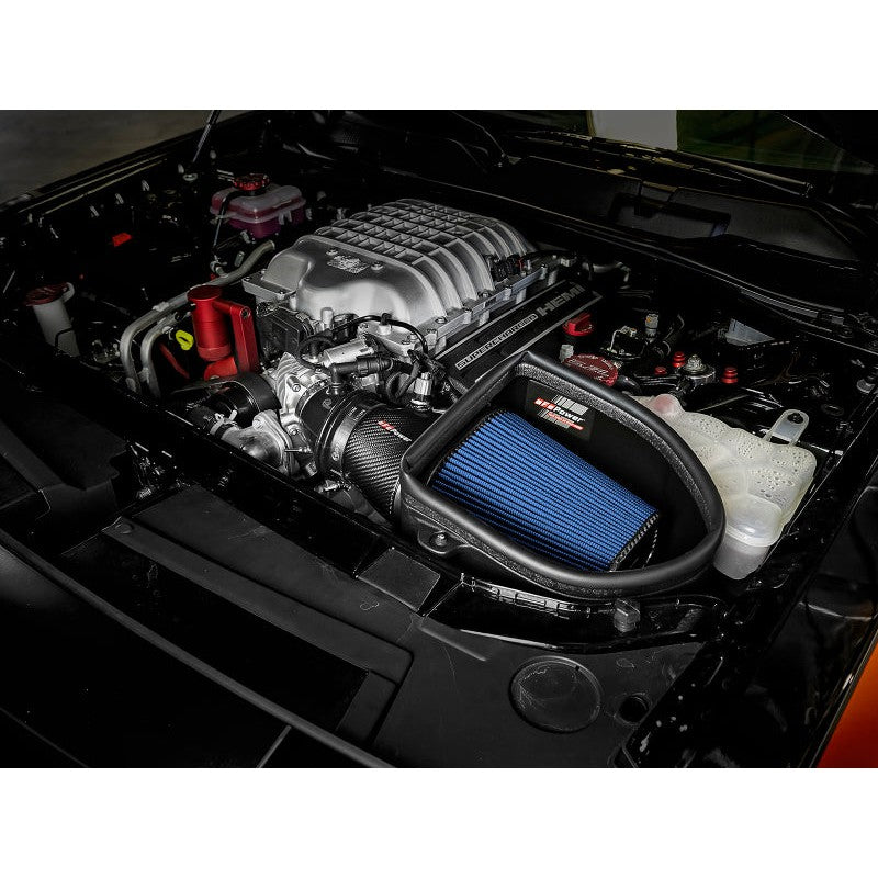 aFe Magnum Force Stage-2 Track Series Carbon Fiber AIS w/ Pro 5R Media - 18 Dodge Challenger V8-6.2L