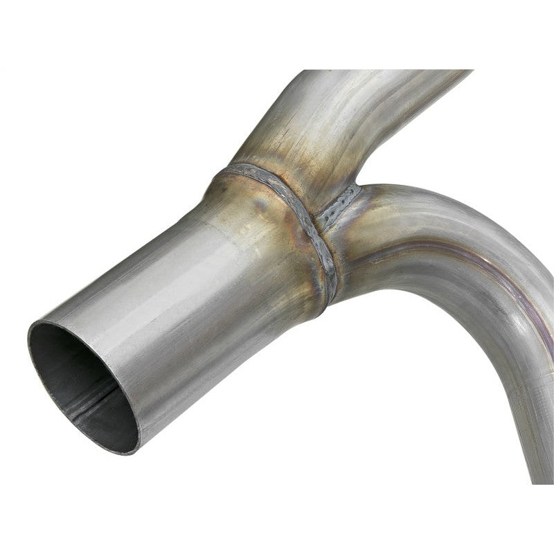 aFe POWER Twisted Steel Y-Pipe w/ Loop Relocation Pipe 12-18 Jeep Wrangler (JK) V6 3.6L - T1 Motorsports