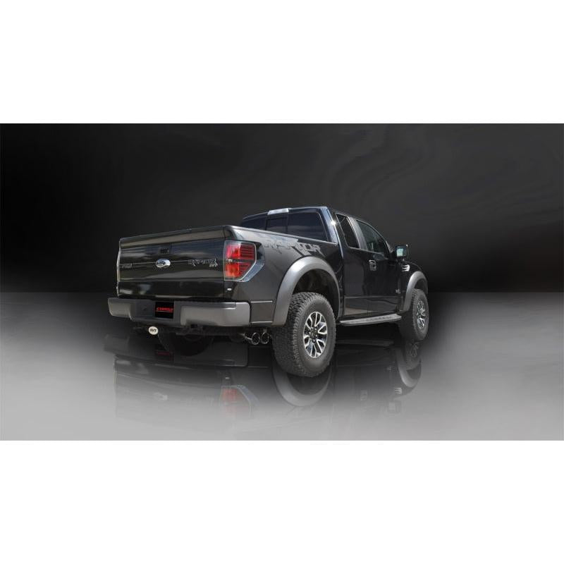 Corsa Xtreme Cat-Back Exhaust w/ Black Tips - 2011-2014 Ford F-150 Raptor 6.2L V8 (144" Wheelbase)