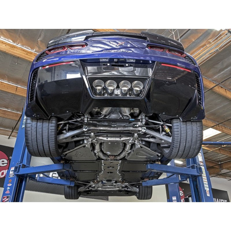 aFe MACH Force-Xp Axle-Back Exhaust System w/ Carbon Fiber Tips Chevrolet Corvette (C7) 14-19 6.2L