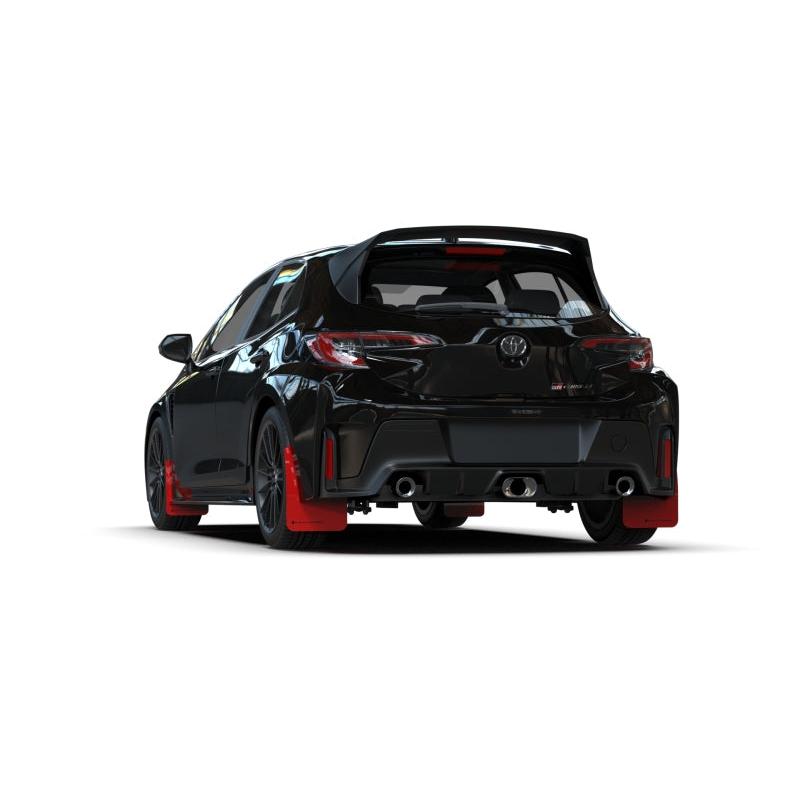 Rally Armor 2023 Toyota GR Corolla Red UR Mud Flap w/ White Logo