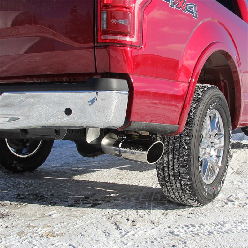 MBRP 2015 Ford F-150 2.7L / 3.5L EcoBoost 4in Cat Back Single Side T304 Exhaust System - T1 Motorsports