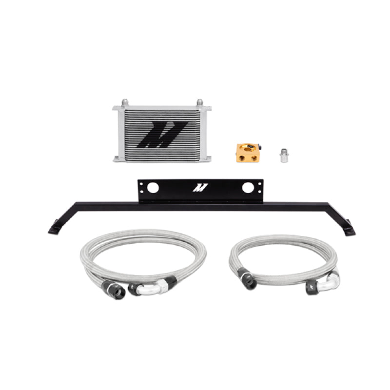 Mishimoto 11-14 Ford Mustang GT 5.0L Oil Cooler Kit - Silver - T1 Motorsports