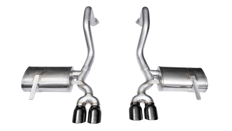 Corsa Xtreme Axle-Back Exhaust w/ Twin 3.5" Black Tips - 1997-2004 Chevrolet Corvette C5 Z06 5.7L V8