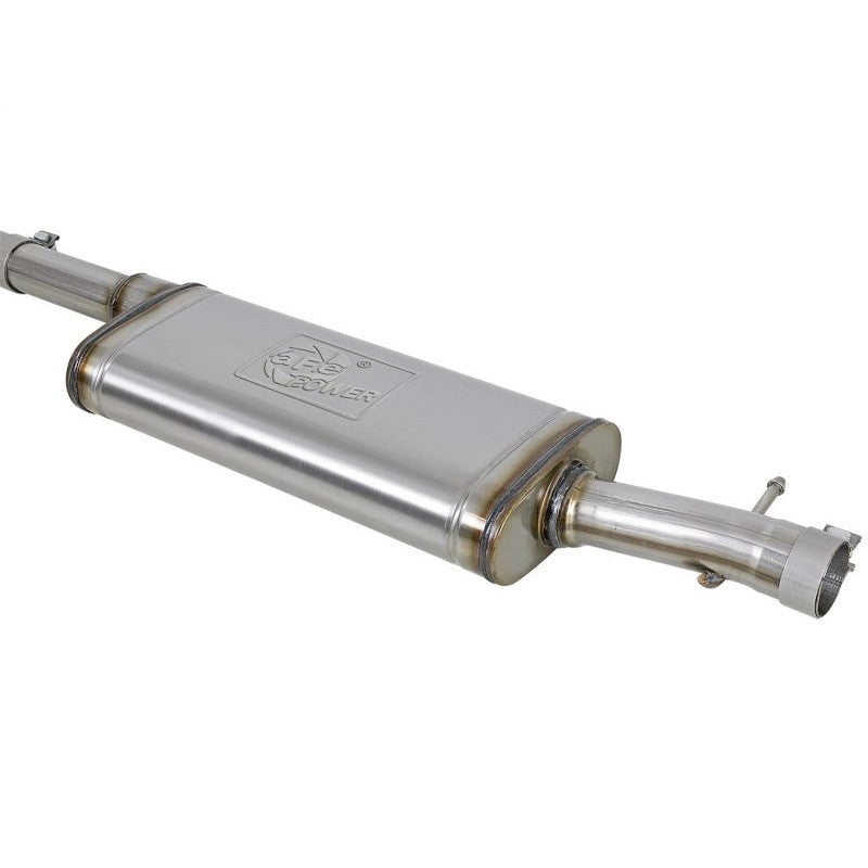 aFe Rebel Series Cat-Back 2.5in Dual Center Exit SS Exhaust w/ Black Tips 07-14 Jeep Wrangler V6