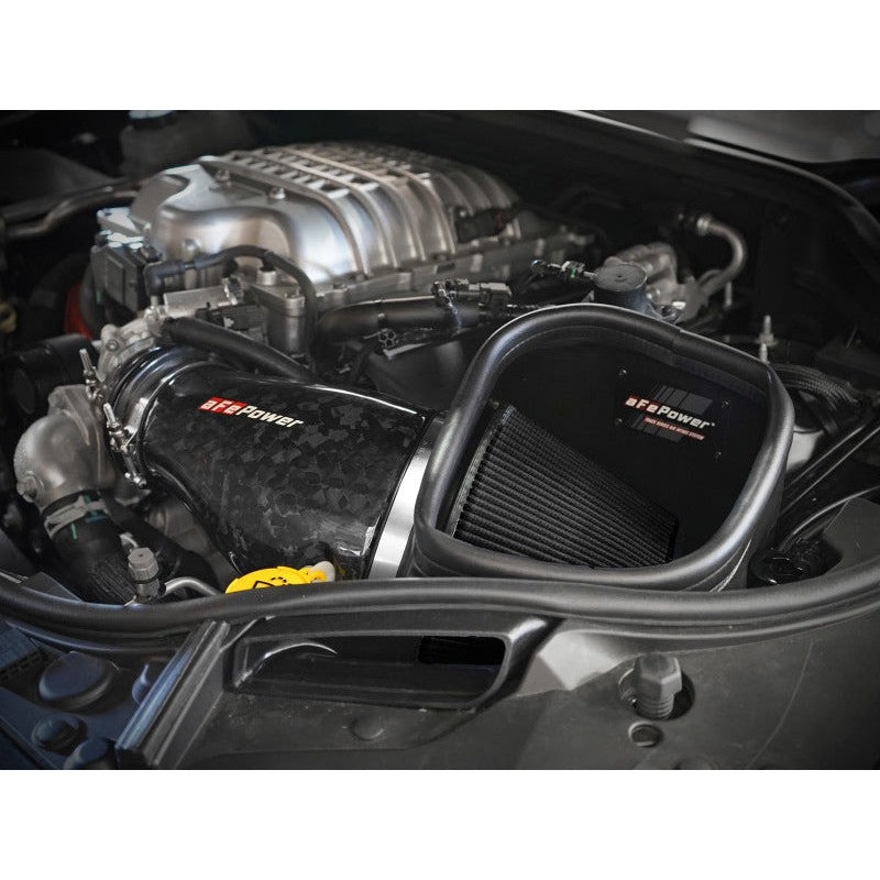 aFe Carbon Fiber Cold Air Intake System w/ Pro 5R Filter - 21-23 Dodge Durango SRT Hellcat