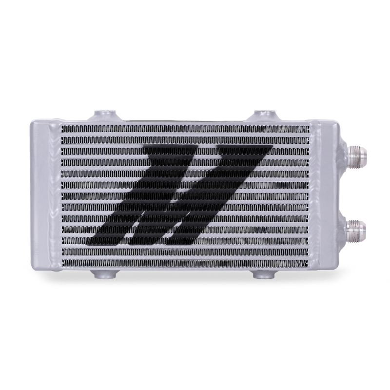Mishimoto Universal Small Bar and Plate Dual Pass Silver Oil Cooler - T1 Motorsports