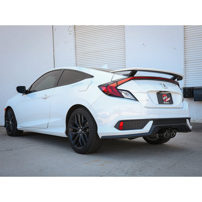 aFe Takeda 2.5in 304SS Cat-Back Exhaust System 17-20 Honda Civic SI Coupe L4-1.5L (t)