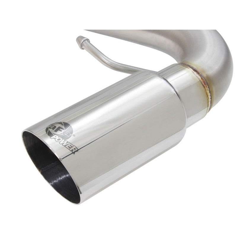 aFe MACHForce XP 2.5in Axle Back Stainless Exhaust w/ Polished Tips 07-13 BMW 335i 3.0L L6 (E90/92)
