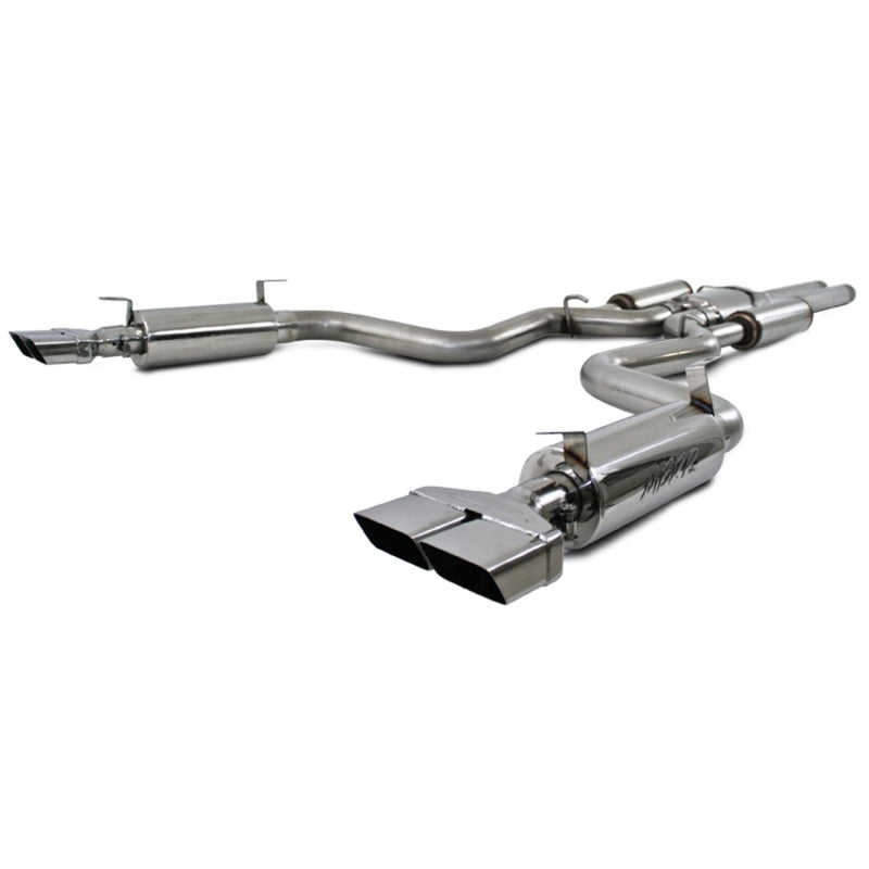 MBRP 08-11 Dodge Challenger SRT8 6.1L Hemi T304 Cat Back Dual Split Rear - T1 Motorsports